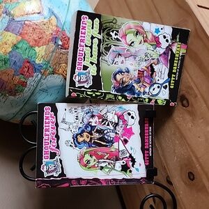 Monster High softcover books Vol. 1 and 2